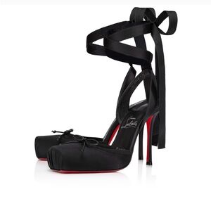 Authentic Christian Louboutin Satin Ballet Heels